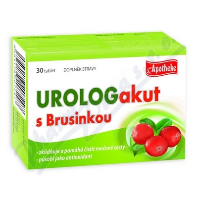 Apotheke Urolog akut s brusinkou tbl. 30