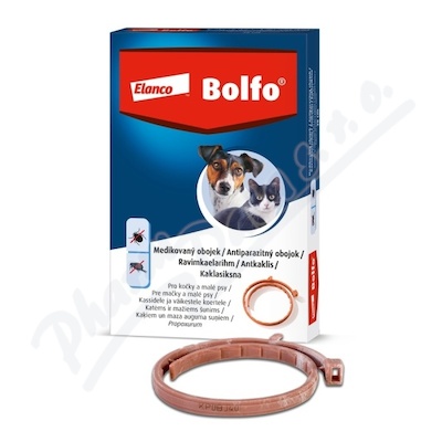 Bolfo 1.234g obojek pro kočky a malé psy 38cm