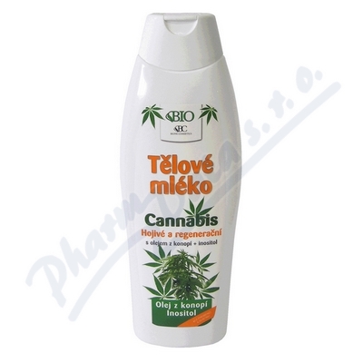 BIO BIONE Cannabis tělové mléko 505ml