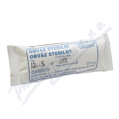 Obin.hydrofil.pletené ster.12cmx5m Steriwund