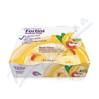 Fortini Creamy Fruit MF letní ovoce 4x100g