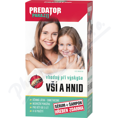 Predator Parazit 2x100ml+hřeben