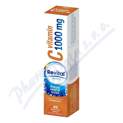 Revital C vitamin 1000mg pomeranč tbl.eff.20