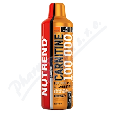 NUTREND Carnitine 100 000 pomeranč 1000ml