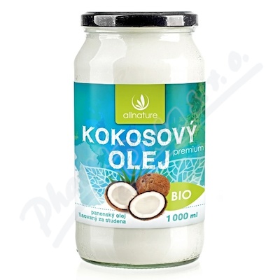 Allnature Kokosový olej panenský BIO 1000ml