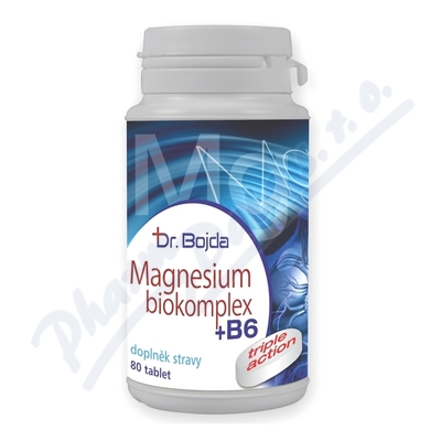 MAGNESIUM Biokomplex + B6 tbl.80 Dr.Bojda