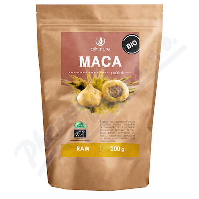 Allnature Maca prášek RAW BIO 200g