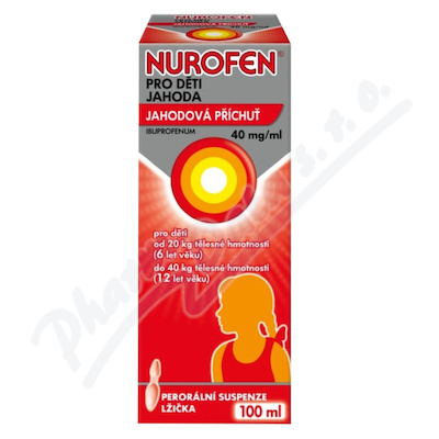 Nurofen pro děti Jahoda 40mg/ml por.sus.100ml