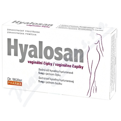 Hyalosan vaginální čípky 10ks Dr.Müller