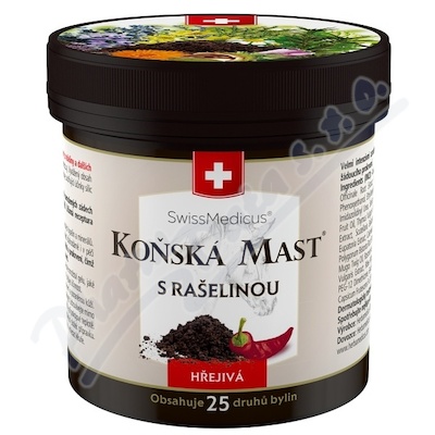 SwissMedicus Koňská mast s rašelinou hřejivá 250ml