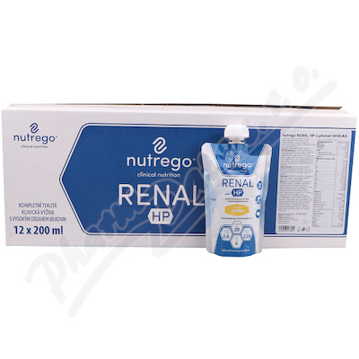 nutrego RENAL HP vanilka por.sol.12x200ml