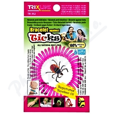 Trixline TR352 náramek proti klíšťatům mix 1ks