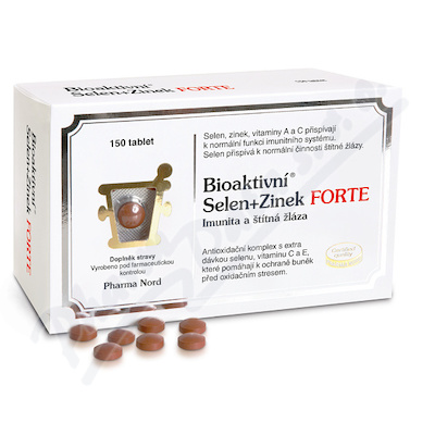 Pharma Nord Bioaktivní Selen+Zinek FORTE tbl.150