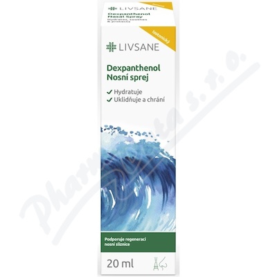 LIVSANE Nosní sprej Dexpanthenol Izotonický 20ml