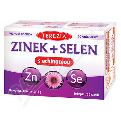 TEREZIA Zinek+selen+echinacea cps.30
