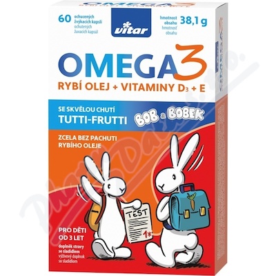 Vitar Kids Omega 3+vit.D+vit.E cps.60