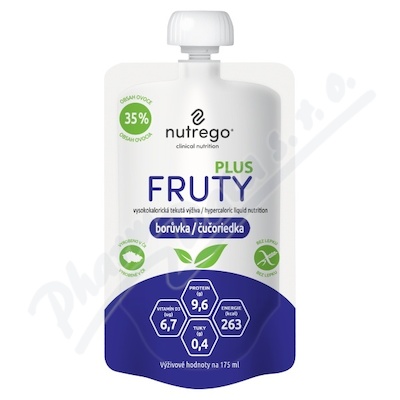 nutrego FRUTY PLUS borůvka por.sol.4x175ml