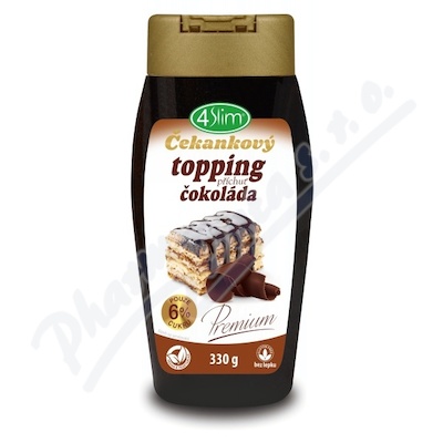 4Slim Čekankový topping příchuť čokoláda 330g