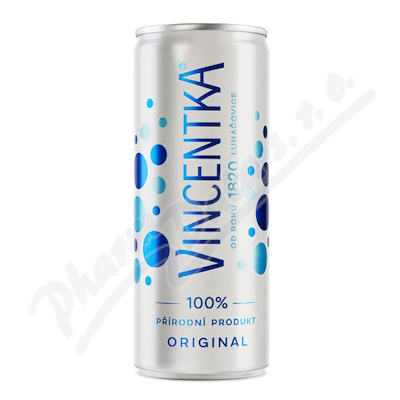 Vincentka přírodní 250ml plech