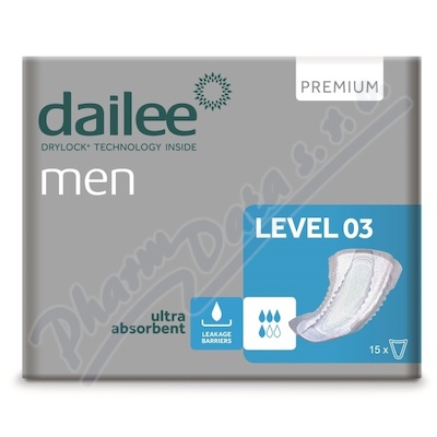 Dailee Men Premium Level 3 inko.vložky 15ks