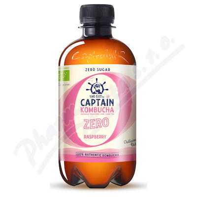The Gutsy Captain Kombucha malina zero BIO 400ml