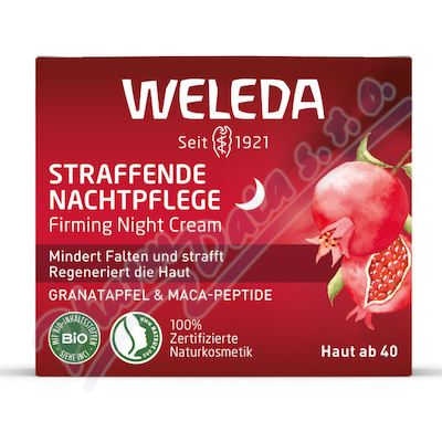 WELEDA Zpevň.noční krém gran.jabl./maca pept. 40ml