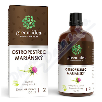 Green idea Ostropestřec mariáns. lih.extrakt 100ml