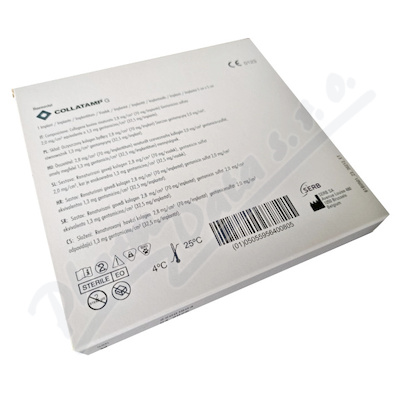 Collatamp G hemostat.kolag.houbička 5x5x0.5cm 50mg