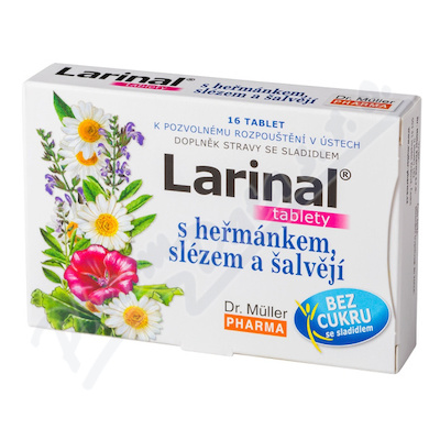 Larinal s heřmán.slézem a šalvějí tbl.16 Dr.Müller