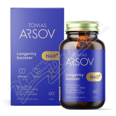 Tomas Arsov Longevity booster NAD+ cps.60