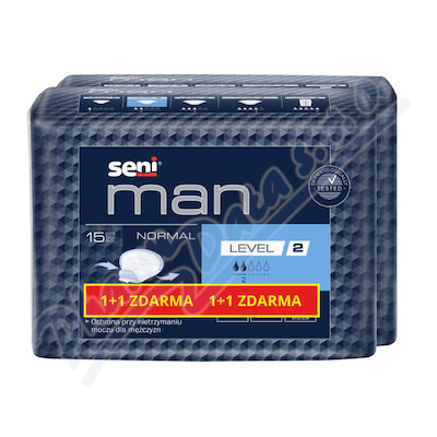 Seni Man Normal Level 2 inkont.vložky 1+1 2x15ks