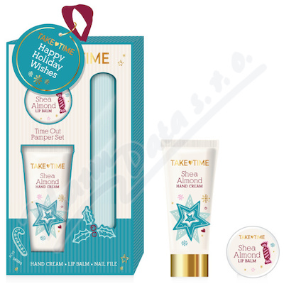 TAKE TIME Krém na ruce 50ml+balz.na rty 7g+pilník