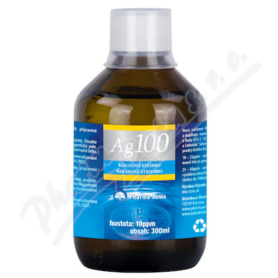 Koloidní stříbro Ag100 10ppm 300ml