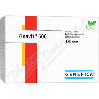 Zinavit 600 cucavé tablety 120 ks Generica