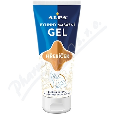 Alpa bylinný masážní gel hřebíček 100ml