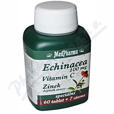 MedPharma Echinacea 100mg+vit.C+zinek tbl.67