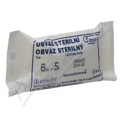 Obin.hydrofil.pletené ster.6cmx5m/1ks Steriwund