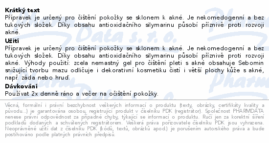 MediCare čisticí gel anti-akné 75ml