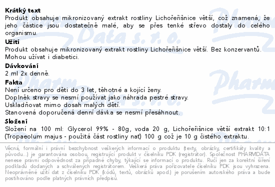 Edenpharma Lichořeřišnice větší roztok 100ml