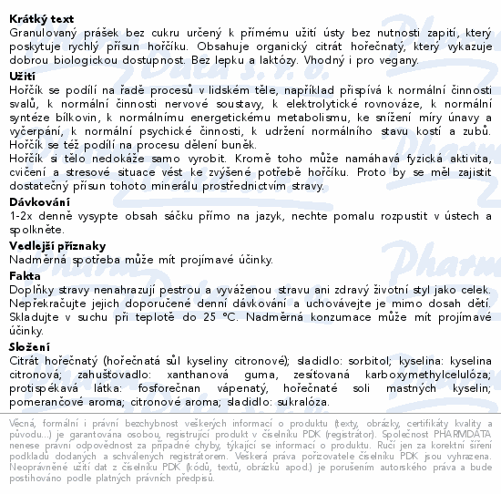 LIVSANE Magnesium Citrate Direct sáčky 30x2.1g