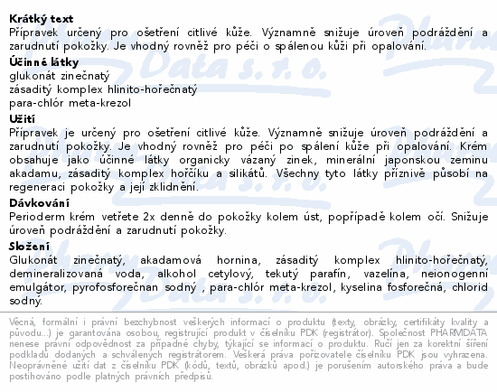 MediCare PERIODERM krém 30ml