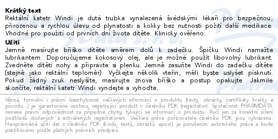 Fridababy Windi rektální katetr 10ks