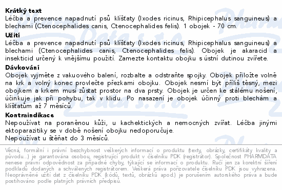 Kiltix obojek pro velké psy 70cm