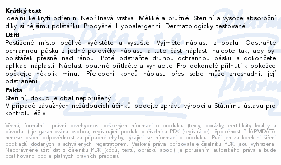 LIVSANE Sterilní náplasti na rány 10x15cm 5ks