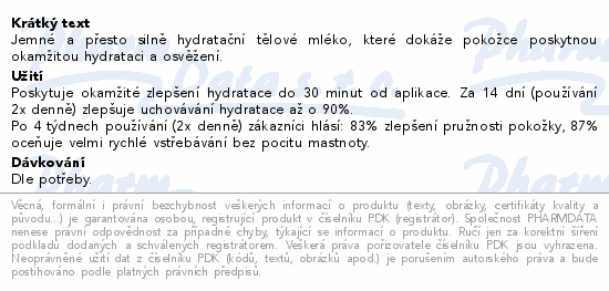 WELEDA 24h Expresně hydratující tělové mléko 200ml