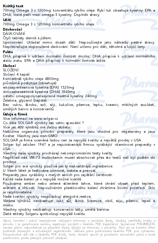 Solgar Omega-3 Double Strength cps.30