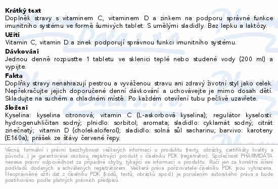 LIVSANE Immuno Vital šumivé tablety 20ks