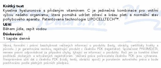 Liposomal Kysel.hyaluron.+Vit. C cps.30 NUPREME