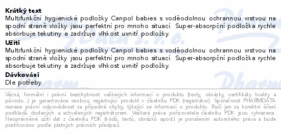 Canpol babies Hygienické podložky 60x60cm 10ks