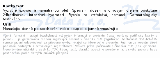 skineffect Vyživující tělové mléko 200ml